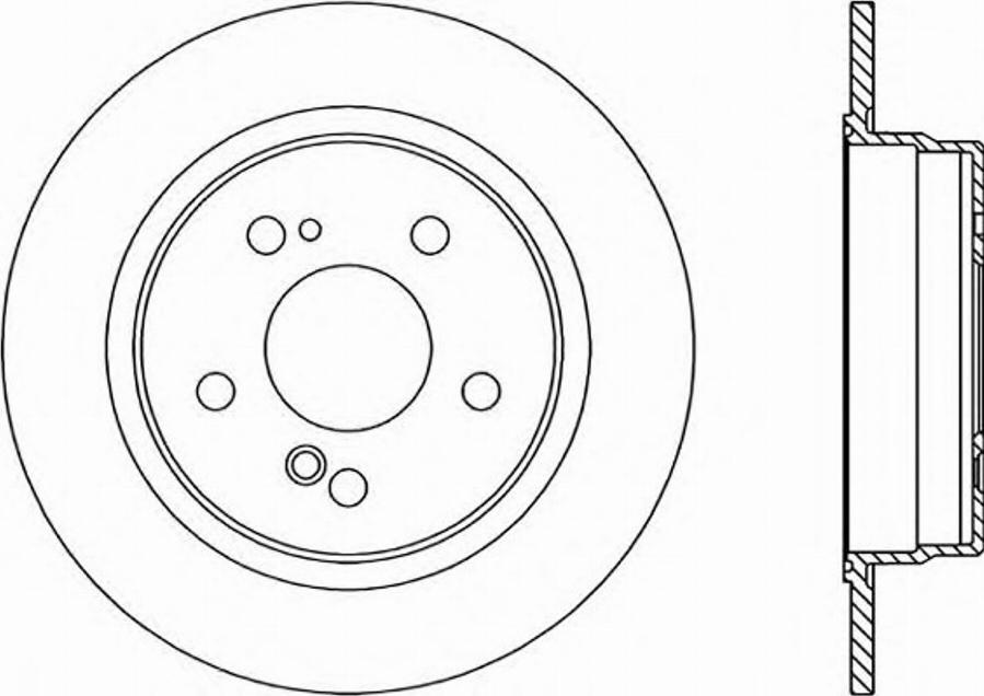 Open Parts BDR1300.10 - Disque de frein cwaw.fr