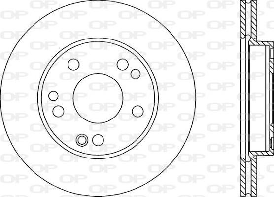 Open Parts BDR1302.20 - Disque de frein cwaw.fr