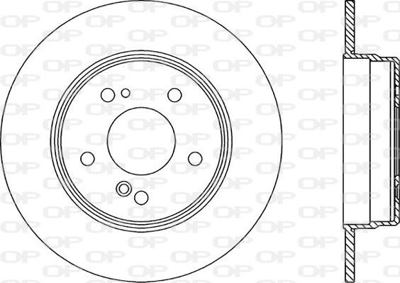 Open Parts BDR1317.10 - Disque de frein cwaw.fr