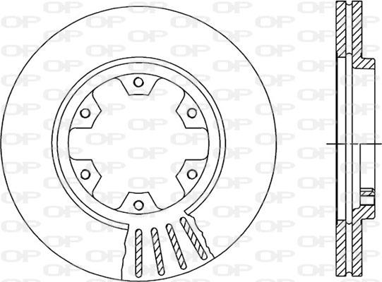 Open Parts BDR1384.20 - Disque de frein cwaw.fr