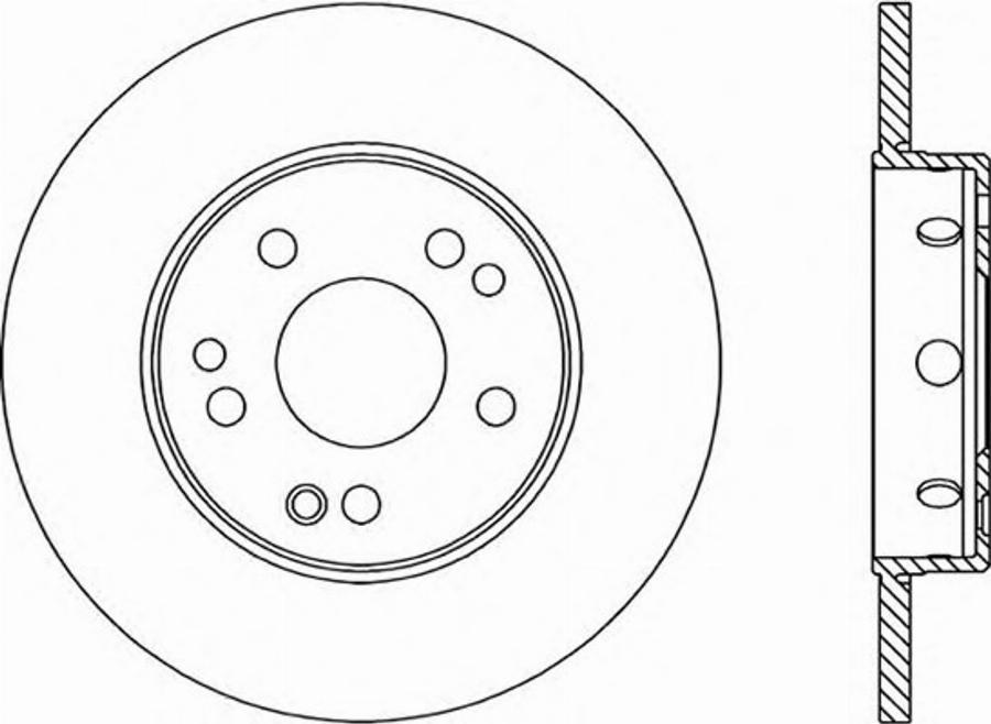 Open Parts BDR1294.10 - Disque de frein cwaw.fr