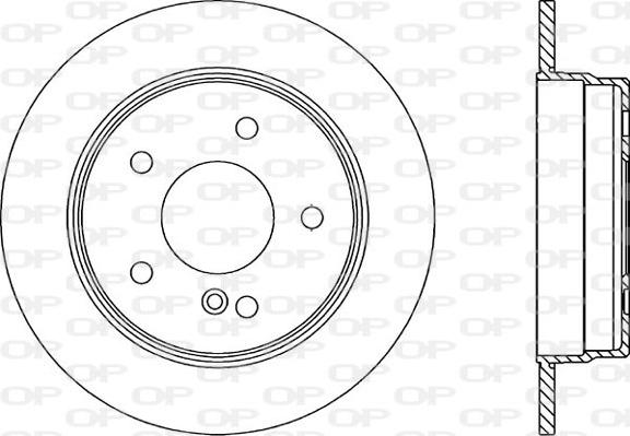 Open Parts BDR1293.10 - Disque de frein cwaw.fr