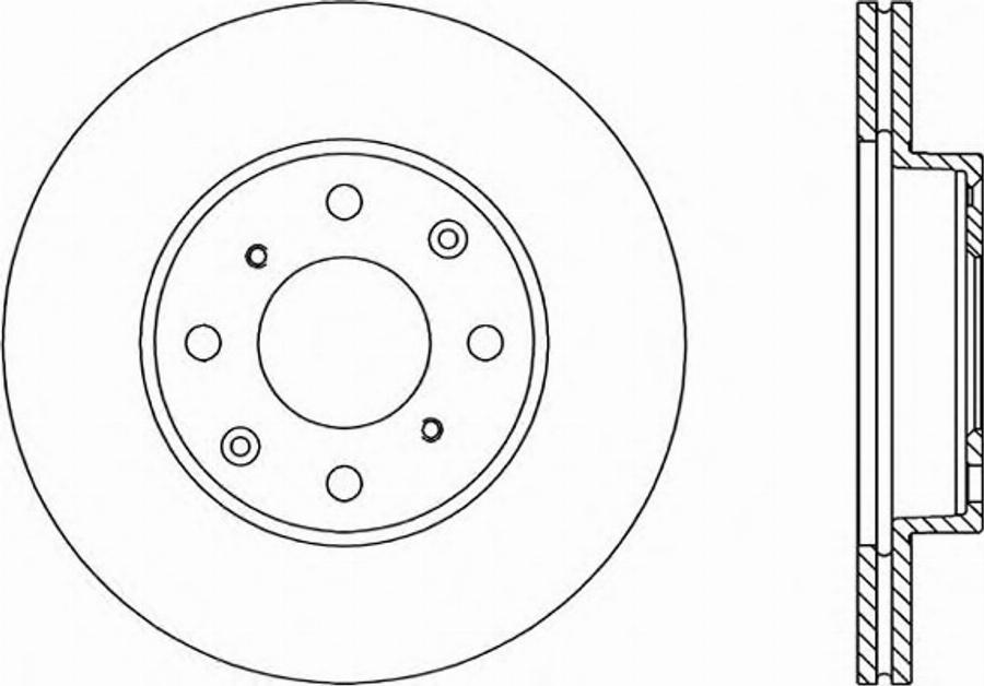 Open Parts BDR1204.20 - Disque de frein cwaw.fr