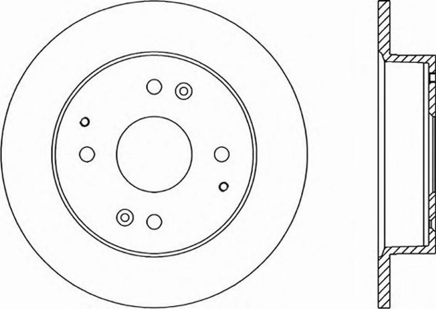 Open Parts BDR1214.10 - Disque de frein cwaw.fr