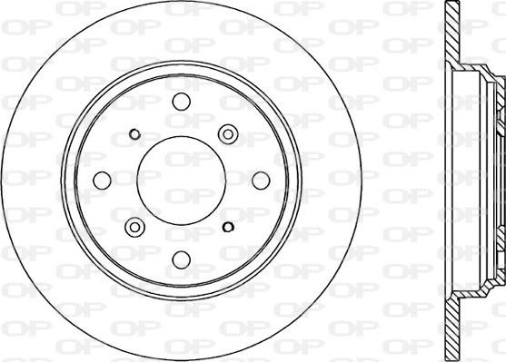 Open Parts BDR1218.10 - Disque de frein cwaw.fr