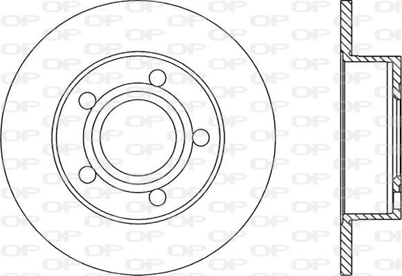 Open Parts BDR1742.10 - Disque de frein cwaw.fr