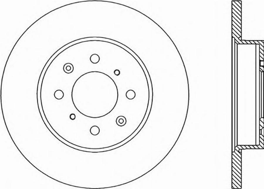 Open Parts BDR1752.10 - Disque de frein cwaw.fr