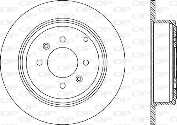 Open Parts BDR1716.10 - Disque de frein cwaw.fr