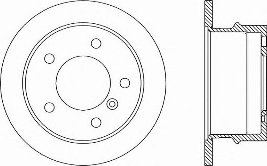 Open Parts BDR1784.10 - Disque de frein cwaw.fr