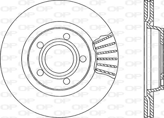 Open Parts BDR1731.20 - Disque de frein cwaw.fr