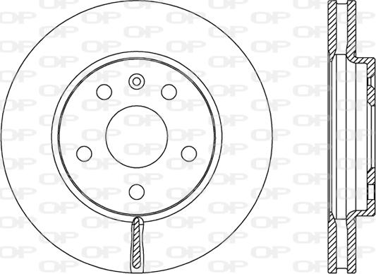 Open Parts BDR2498.20 - Disque de frein cwaw.fr