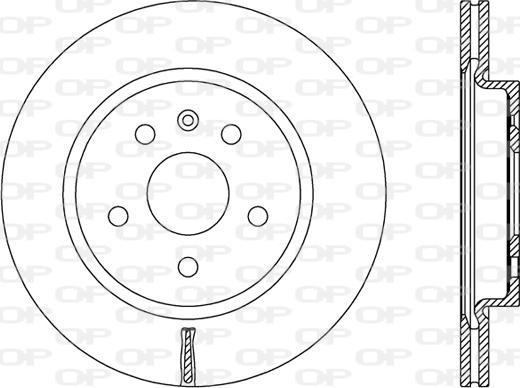 Open Parts BDR2497.20 - Disque de frein cwaw.fr