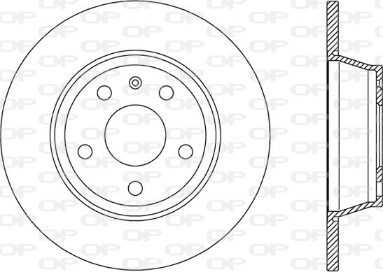 Open Parts BDR2449.10 - Disque de frein cwaw.fr