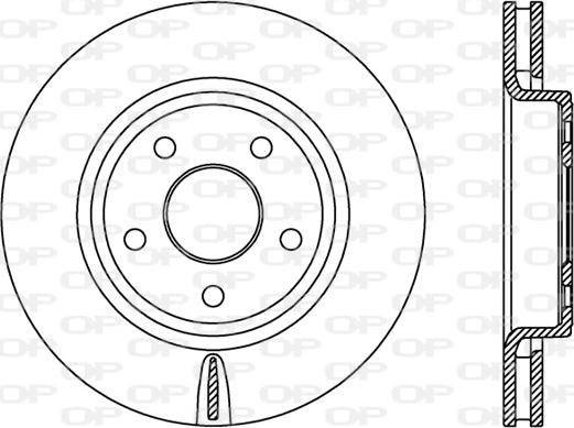 Open Parts BDR2445.20 - Disque de frein cwaw.fr