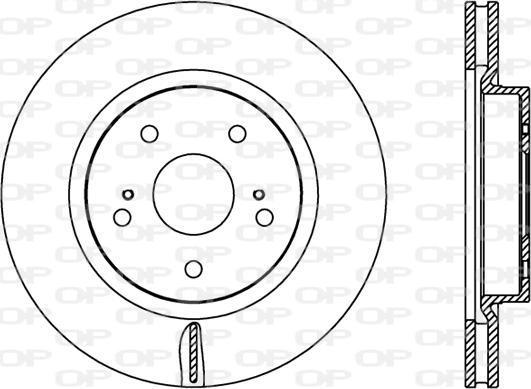 Open Parts BDR2447.20 - Disque de frein cwaw.fr