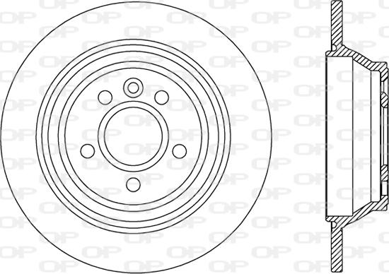 Open Parts BDR2457.10 - Disque de frein cwaw.fr