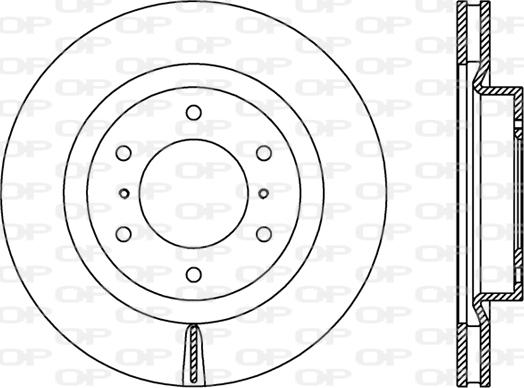 Open Parts BDR2406.20 - Disque de frein cwaw.fr