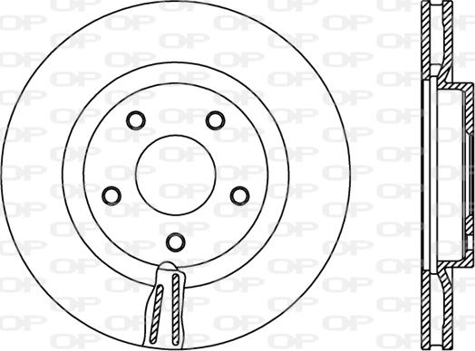 Open Parts BDR2401.20 - Disque de frein cwaw.fr