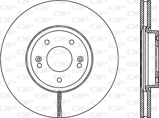 Open Parts BDR2407.20 - Disque de frein cwaw.fr