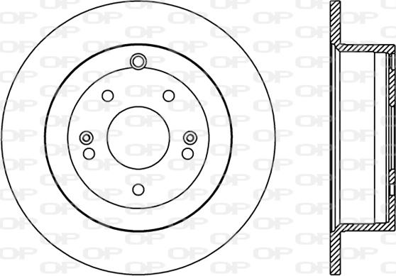 Open Parts BDR2410.10 - Disque de frein cwaw.fr