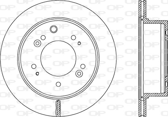 Open Parts BDR2483.20 - Disque de frein cwaw.fr