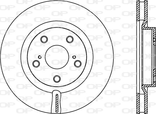 Open Parts BDR2424.20 - Disque de frein cwaw.fr