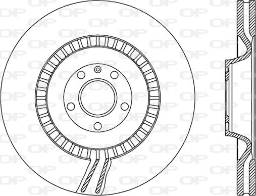 Open Parts BDR2475.20 - Disque de frein cwaw.fr