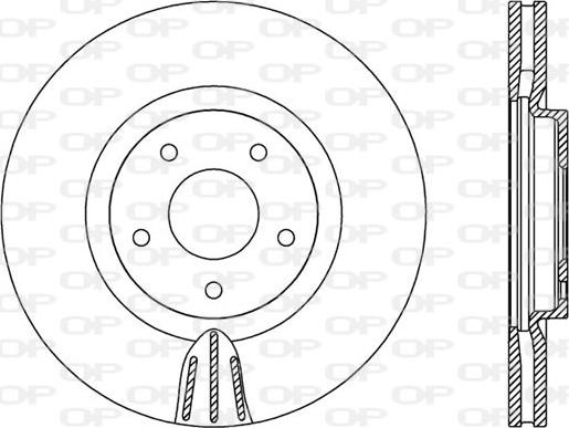 Open Parts BDR2550.20 - Disque de frein cwaw.fr