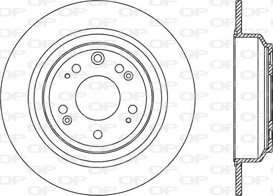 Open Parts BDR2551.10 - Disque de frein cwaw.fr