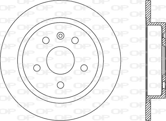 Open Parts BDR2508.10 - Disque de frein cwaw.fr