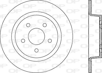 Open Parts BDR2635.10 - Disque de frein cwaw.fr