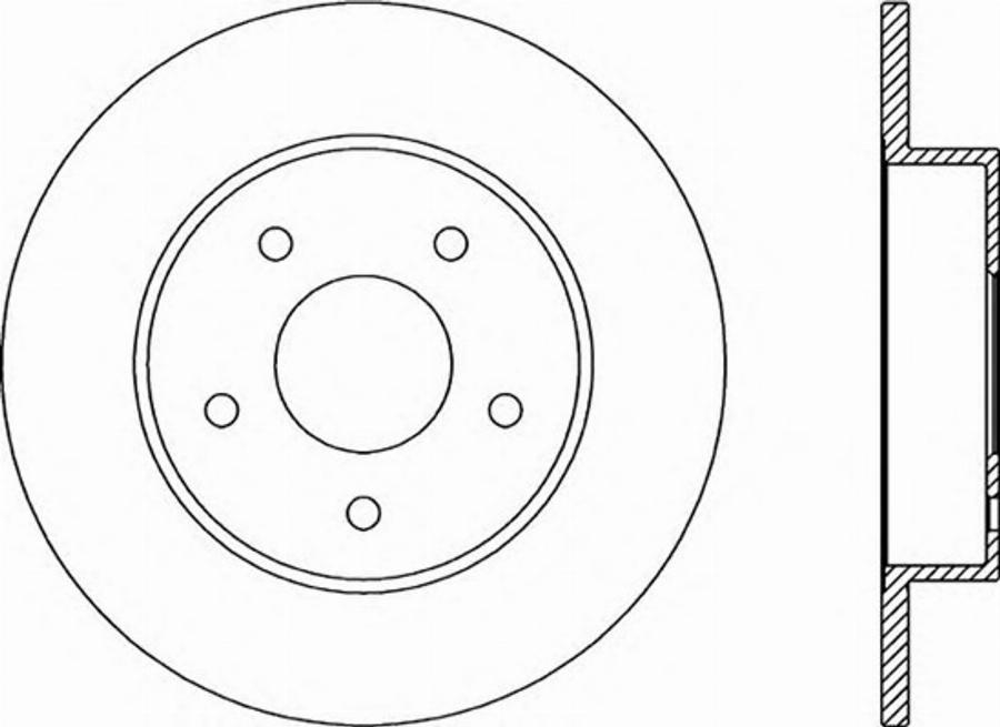 Open Parts BDR2046.10 - Disque de frein cwaw.fr