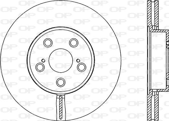 Open Parts BDR2057.20 - Disque de frein cwaw.fr