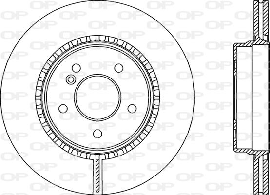 Open Parts BDR2065.20 - Disque de frein cwaw.fr