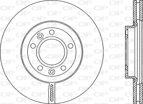 Open Parts BDR2158.20 - Disque de frein cwaw.fr