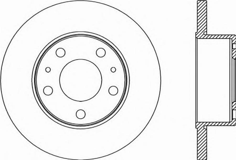 Open Parts BDR2180.10 - Disque de frein cwaw.fr