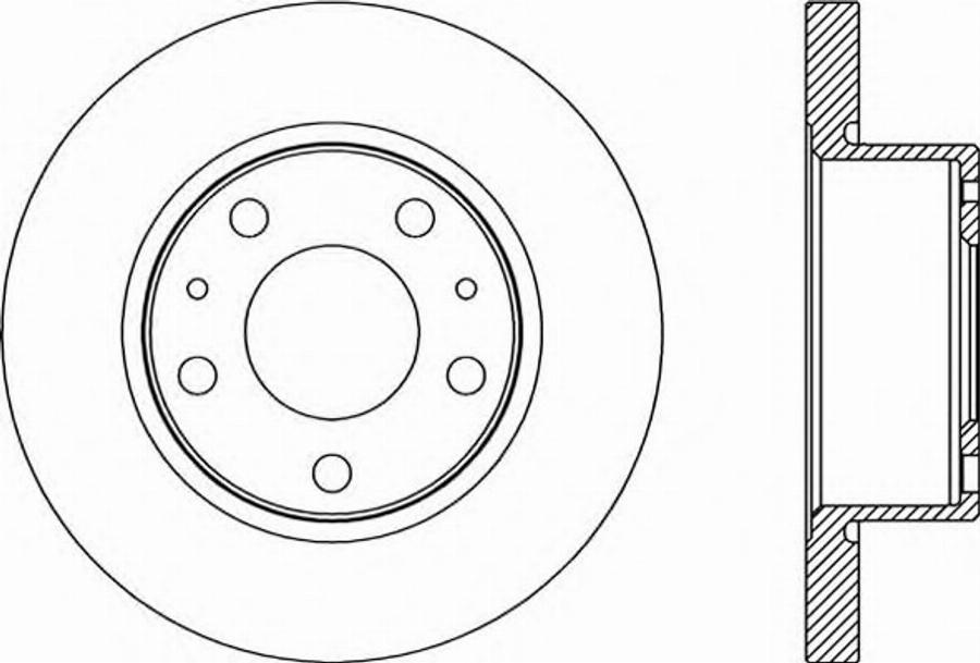 Open Parts BDR2181.10 - Disque de frein cwaw.fr