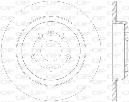 Open Parts BDR2816.10 - Disque de frein cwaw.fr