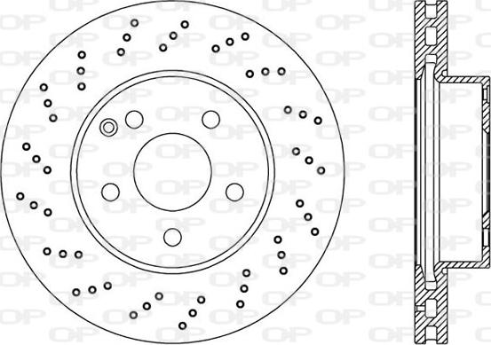 Open Parts BDR2393.25 - Disque de frein cwaw.fr