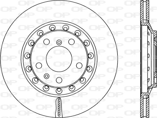 Open Parts BDR2349.20 - Disque de frein cwaw.fr