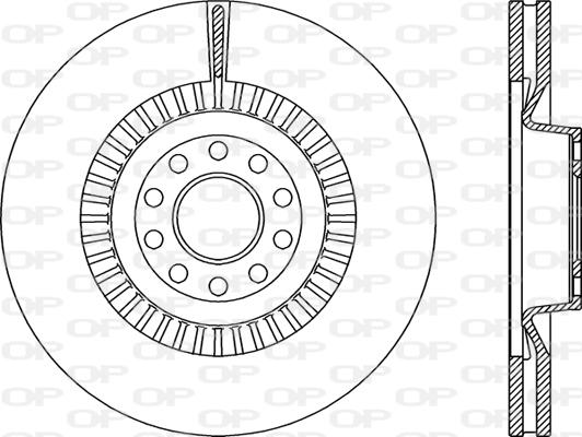 Open Parts BDR2348.20 - Disque de frein cwaw.fr