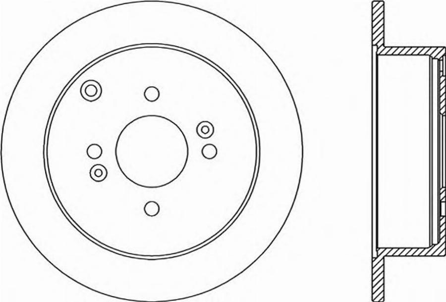 Open Parts BDR2354.10 - Disque de frein cwaw.fr