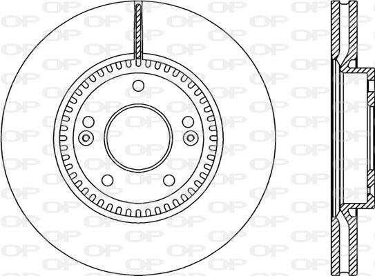 Open Parts BDR2351.20 - Disque de frein cwaw.fr