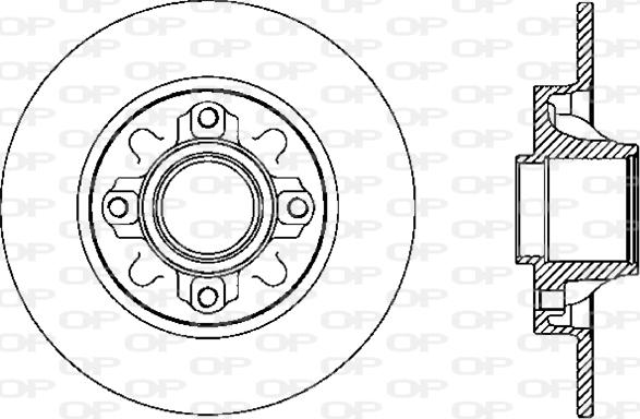 Open Parts BDR2388.10 - Disque de frein cwaw.fr