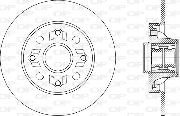 Open Parts BDR2388.30 - Disque de frein cwaw.fr