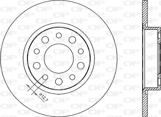 Open Parts BDR2248.10 - Disque de frein cwaw.fr