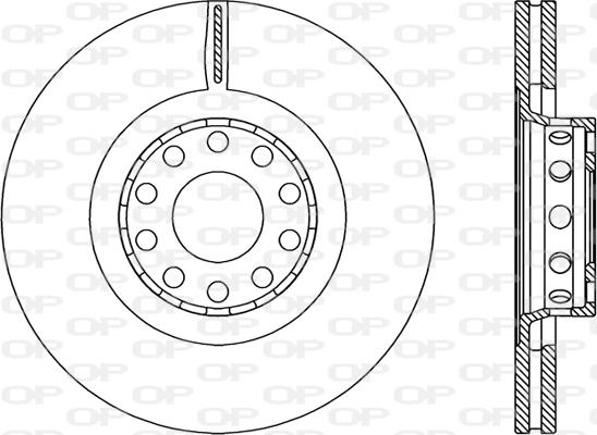 Open Parts BDR2206.20 - Disque de frein cwaw.fr