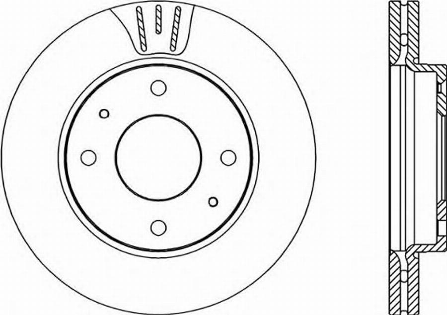 Open Parts BDR220320 - Disque de frein cwaw.fr