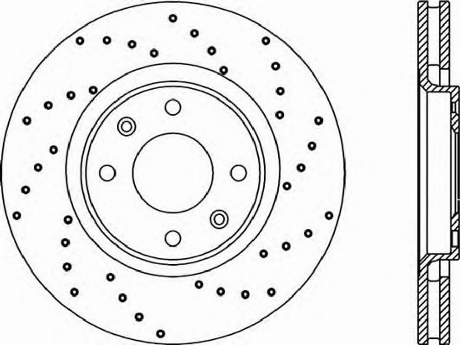 Open Parts BDRS1955.25 - Disque de frein cwaw.fr