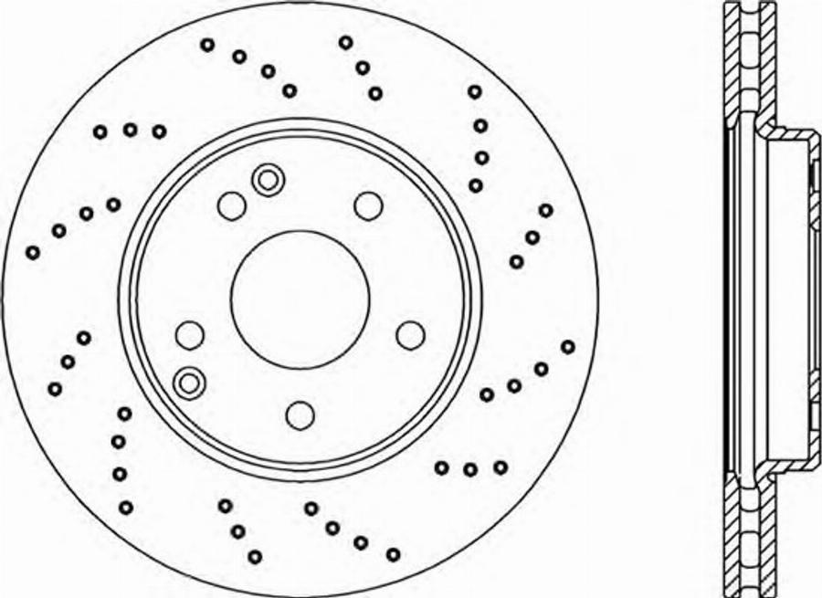 Open Parts BDRS1916.25 - Disque de frein cwaw.fr